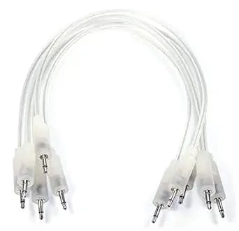 Heinakroon LED CV Patch Cables Eurorack Modular Test Leads, 5-Pack (11.8)