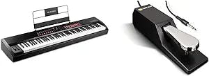 The M-Audio Hammer 88 Pro – 88 Key USB MIDI Keyboard Controller With Piano 