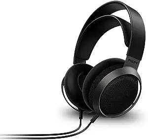 PHILIPS Fidelio X3 Wired Over-Ear Open-Back Headphones, Multi-Layer 50mm diaphragms, Hi-Res Certified, Premium Finishing - Hear The Difference