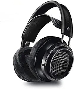 PHILIPS Fidelio X2HR Over-Ear Open-Air Headphone 50mm Drivers- Black