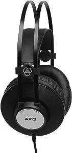 The AKG Pro Audio K72 Over-Ear, Closed-Back, Studio Headphones, Matte Black