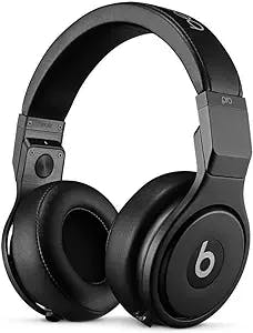 Beats by Dr. Dre Pro Wired Headphones - High Performance Professional Studio Over-Ear Headphones - Infinite Black (Renewed)