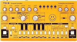 The Behringer TD-3-Yellow Analog Bass Line Synthesizer - Yellow: The Yellow