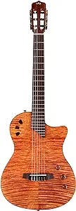 Cordoba Music Group Stage 6 String Semi-Hollow-Body Electric Guitar, Right, Natural Amber (06012)