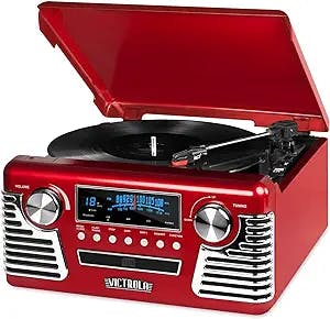 Get groovy with the Victrola 50's Retro Bluetooth Record Player & Multimedi