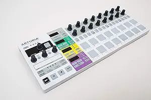Arturia BeatStep Pro Controller and Sequencer — Aftertouch, Velocity Sensitive, With 2 Independent Melodic Sequencers, Drum Sequencer, 16 Drum Pads, MIDI/CV/Gate I/O and Music Production Software