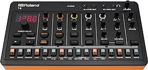 Roland AIRA Compact T-8 Beat Ultra-Portable Bass Machine Sounds | TR-REC Drum Sequencer | Six Rhythm Tracks | Built-in Effects | USB and MIDI Connectivity