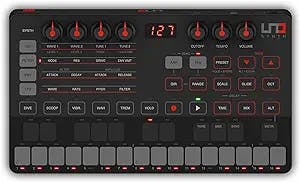IK Multimedia UNO Synth portable monophonic real analog synthesizer with sequencer, arpeggiator, battery operation, full MIDI / USB control and Mac/PC/iPad editor software
