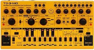 The Behringer TD-3-MO-AM Analog Bass Line Synthesizer - Yellow: A Beastly M