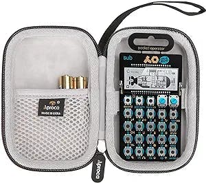 Aproca Hard Travel Storage Case, for Teenage Engineering Pocket PO-20 / Operator PO-14 Sub Bass Synthesizer and Sequencer