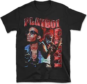 Playboy Carti Whole Lotta Red Vintage Style Hip Hop Rap T-Shirt