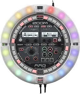Zoom ARQ AR-48 All-In-One Production and Live Performance Instrument, Drum Machine, Sequencer, Looper, Clip Launcher, MIDI Controller, with Accelerometer Equipped Ring Controller