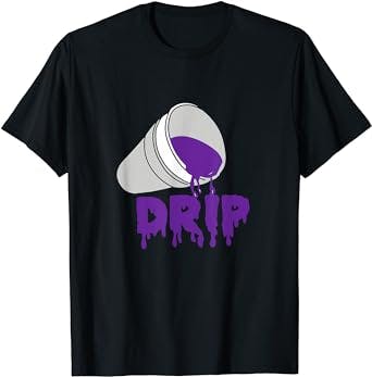 Codeine Dream Drip Purple Hip Hop Rap Social Media T-Shirt