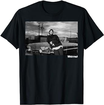 Boyz N The Hood Doughboy Leaning On Impala Portrait T-Shirt - A Tribute to 