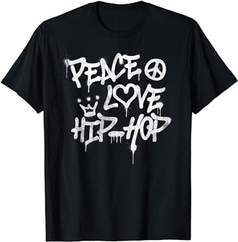 Hip Hop Heads Unite! Peace Love Hip Hop Dancing T-Shirt Review