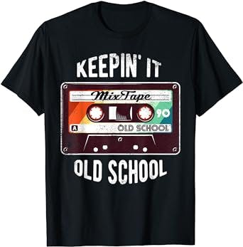 Old School Hip Hop 80s 90s Mixtape Graphic T Shirt