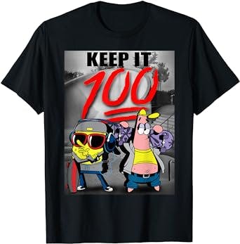 DJ Ace's Review of the Spongebob SquarePants Keep It 100 T-Shirt