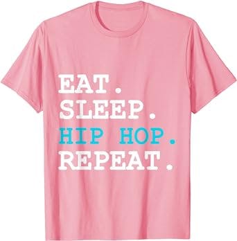 Pink Hip Hop T-Shirt Dance Dancing for Women Mens Kids Girls T-Shirt
